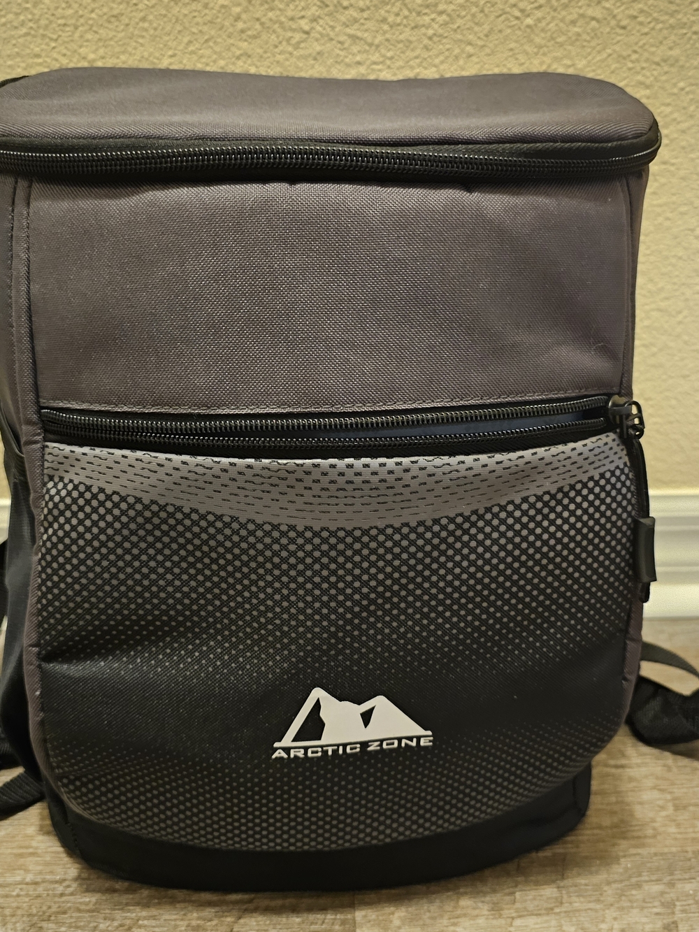 Men's Gray Cooler Backpack - Insulated Lunch Bag